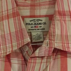 Men's large polo jean shirt